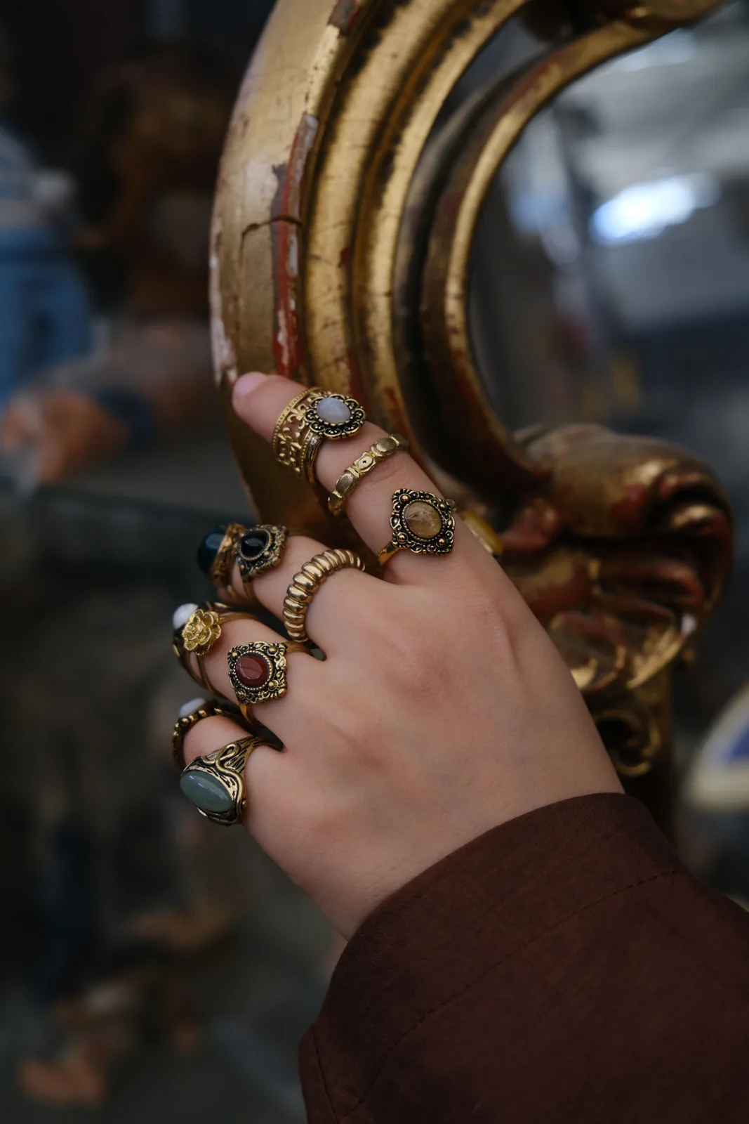 Ornate vintage rings
